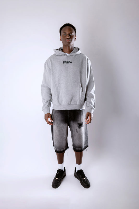 BASICS CROPPED HOODIE